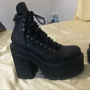 SOLD ON DEPOP Unif thrash boots size 7